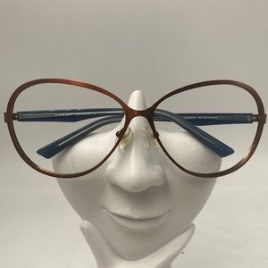 Michael Stans Brown Oval Sunglasses Frames